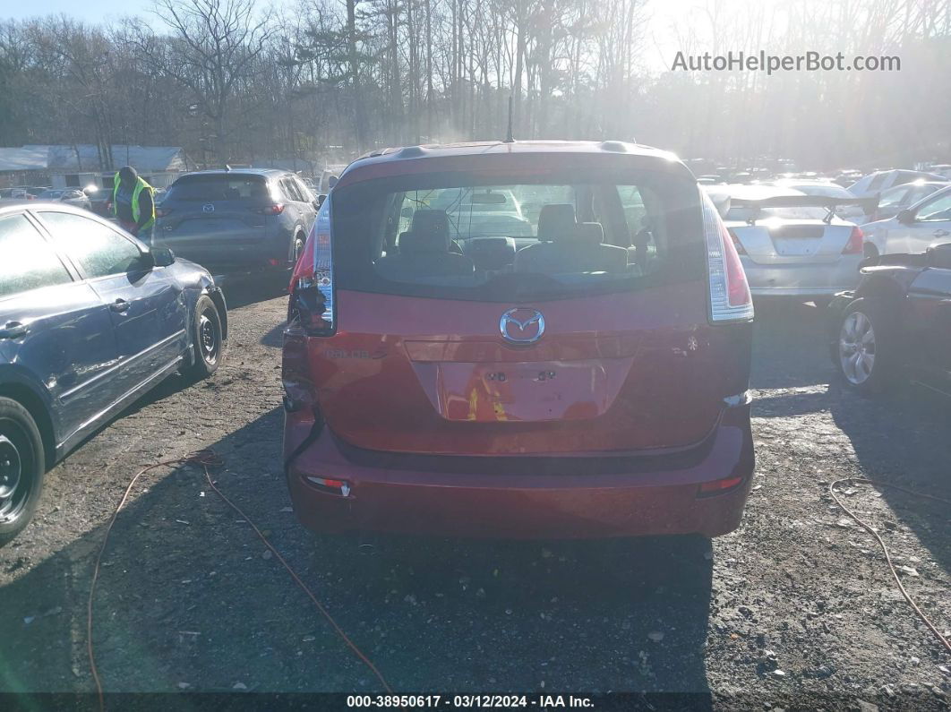 2010 Mazda Mazda5 Sport Maroon vin: JM1CR2W35A0385475