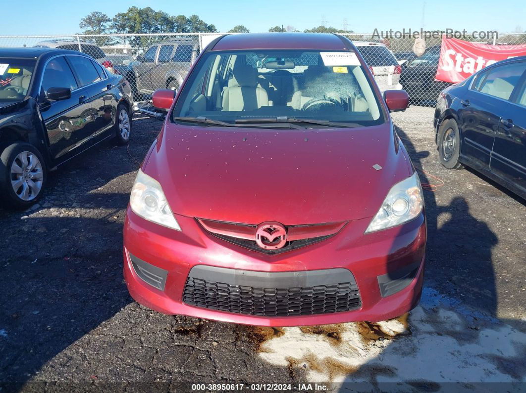 2010 Mazda Mazda5 Sport Maroon vin: JM1CR2W35A0385475