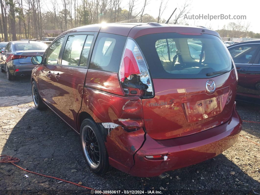 2010 Mazda Mazda5 Sport Темно-бордовый vin: JM1CR2W35A0385475