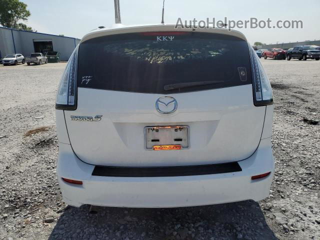 2010 Mazda 5  White vin: JM1CR2W36A0375229