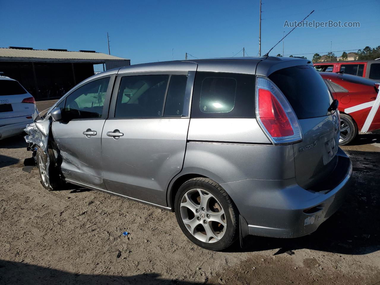 2010 Mazda 5  Silver vin: JM1CR2W36A0377594