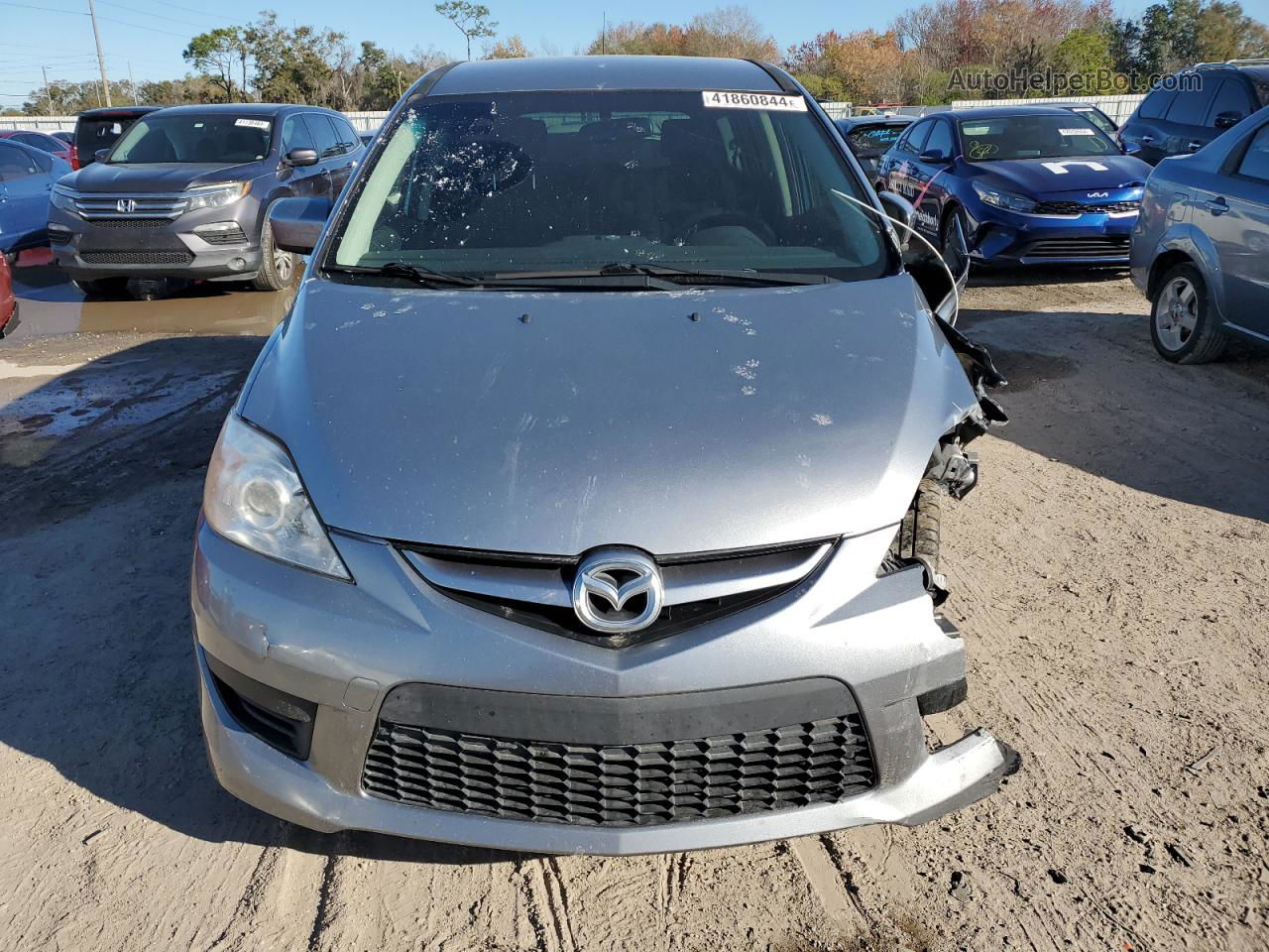 2010 Mazda 5  Silver vin: JM1CR2W36A0377594