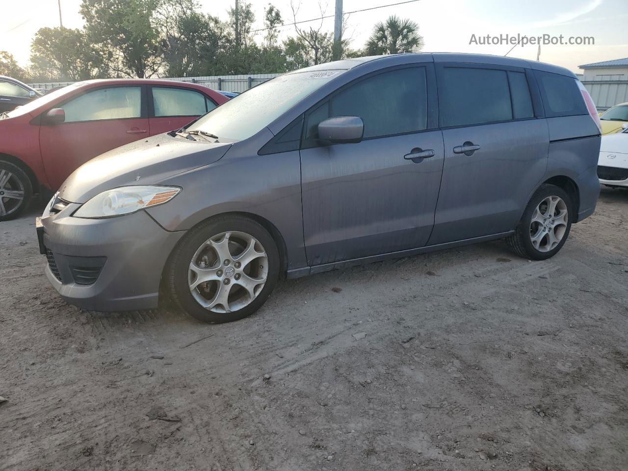 2010 Mazda 5  Серый vin: JM1CR2W36A0386845