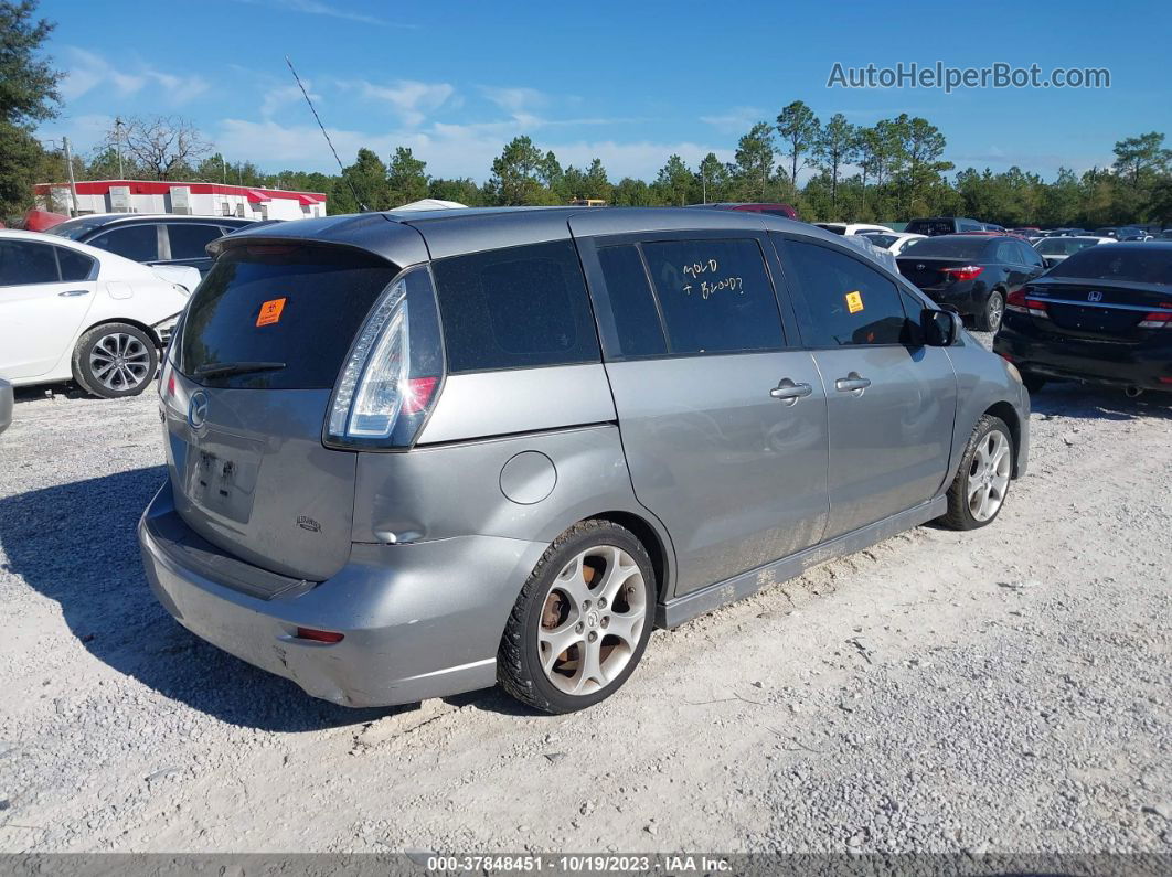 2010 Mazda Mazda5 Grand Touring Silver vin: JM1CR2W36A0386988