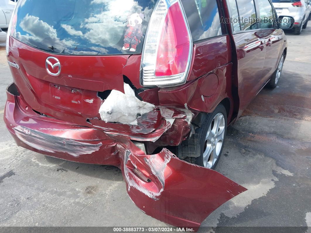 2010 Mazda Mazda5 Sport Red vin: JM1CR2W36A0388790