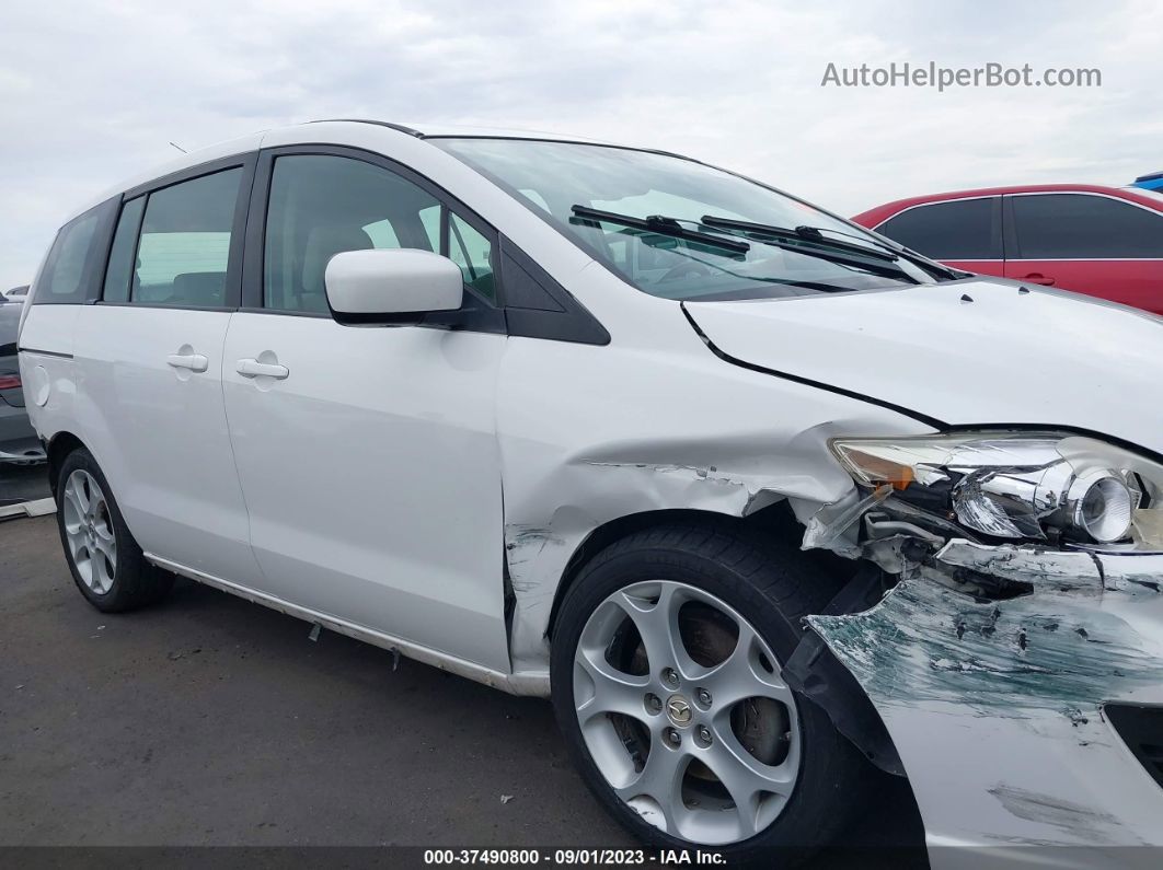 2010 Mazda Mazda5 Touring White vin: JM1CR2W37A0361775