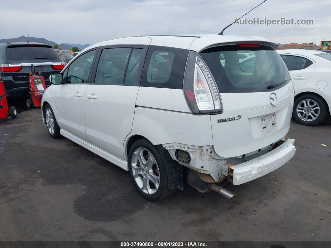 2010 Mazda Mazda5 Touring White vin: JM1CR2W37A0361775