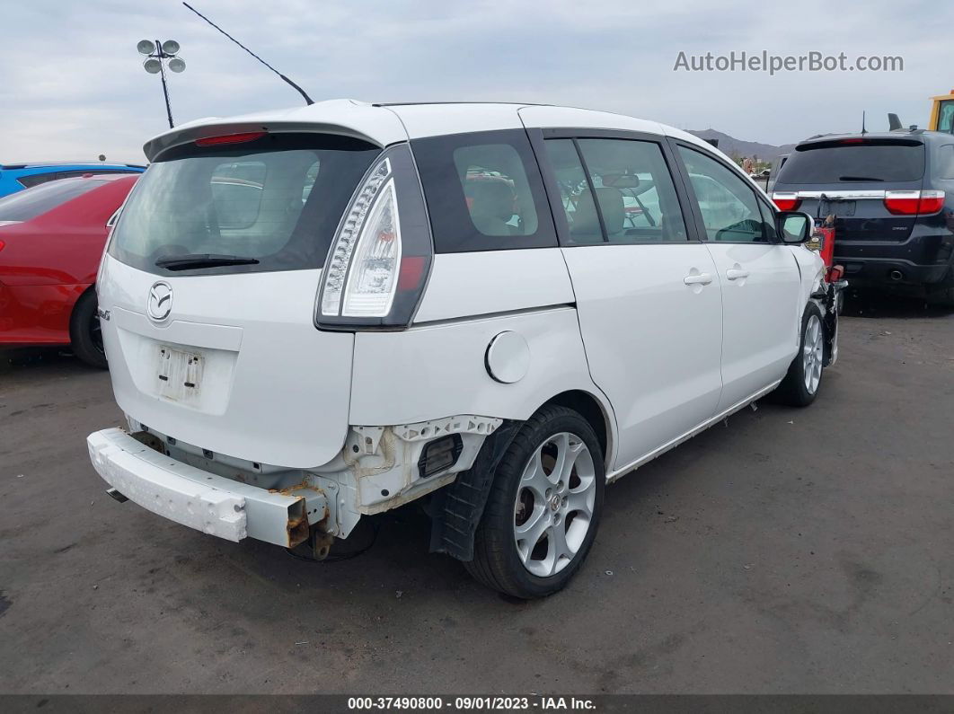 2010 Mazda Mazda5 Touring White vin: JM1CR2W37A0361775