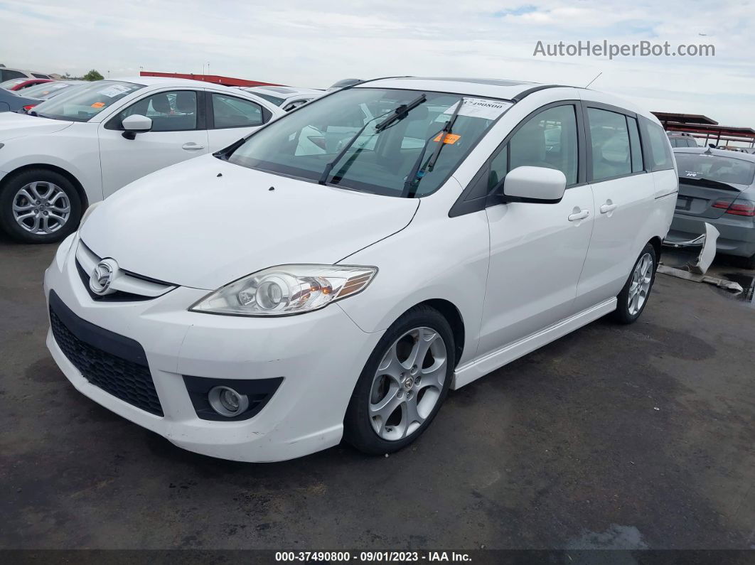 2010 Mazda Mazda5 Touring White vin: JM1CR2W37A0361775