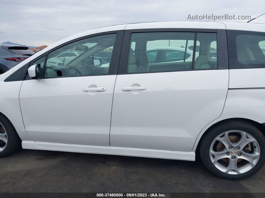 2010 Mazda Mazda5 Touring White vin: JM1CR2W37A0361775