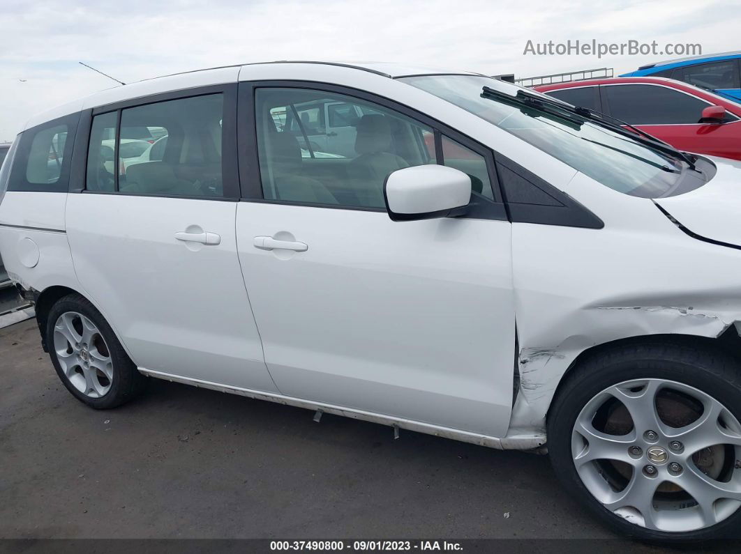 2010 Mazda Mazda5 Touring White vin: JM1CR2W37A0361775