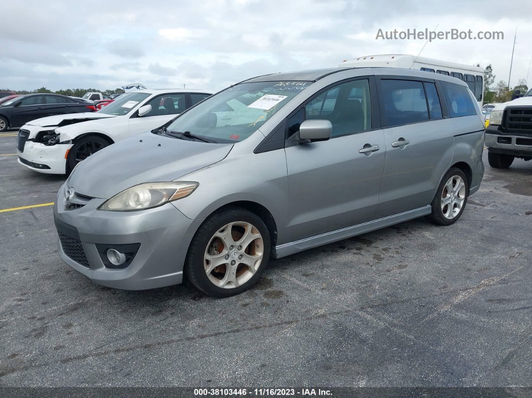 2010 Mazda Mazda5 Grand Touring Silver vin: JM1CR2W37A0368564