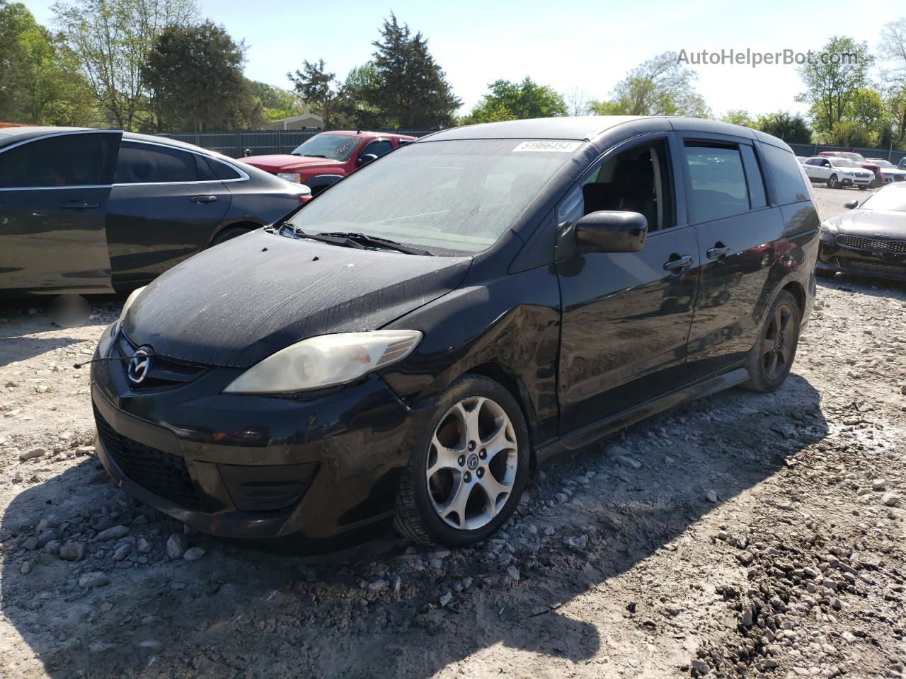 2010 Mazda 5  Black vin: JM1CR2W37A0375658