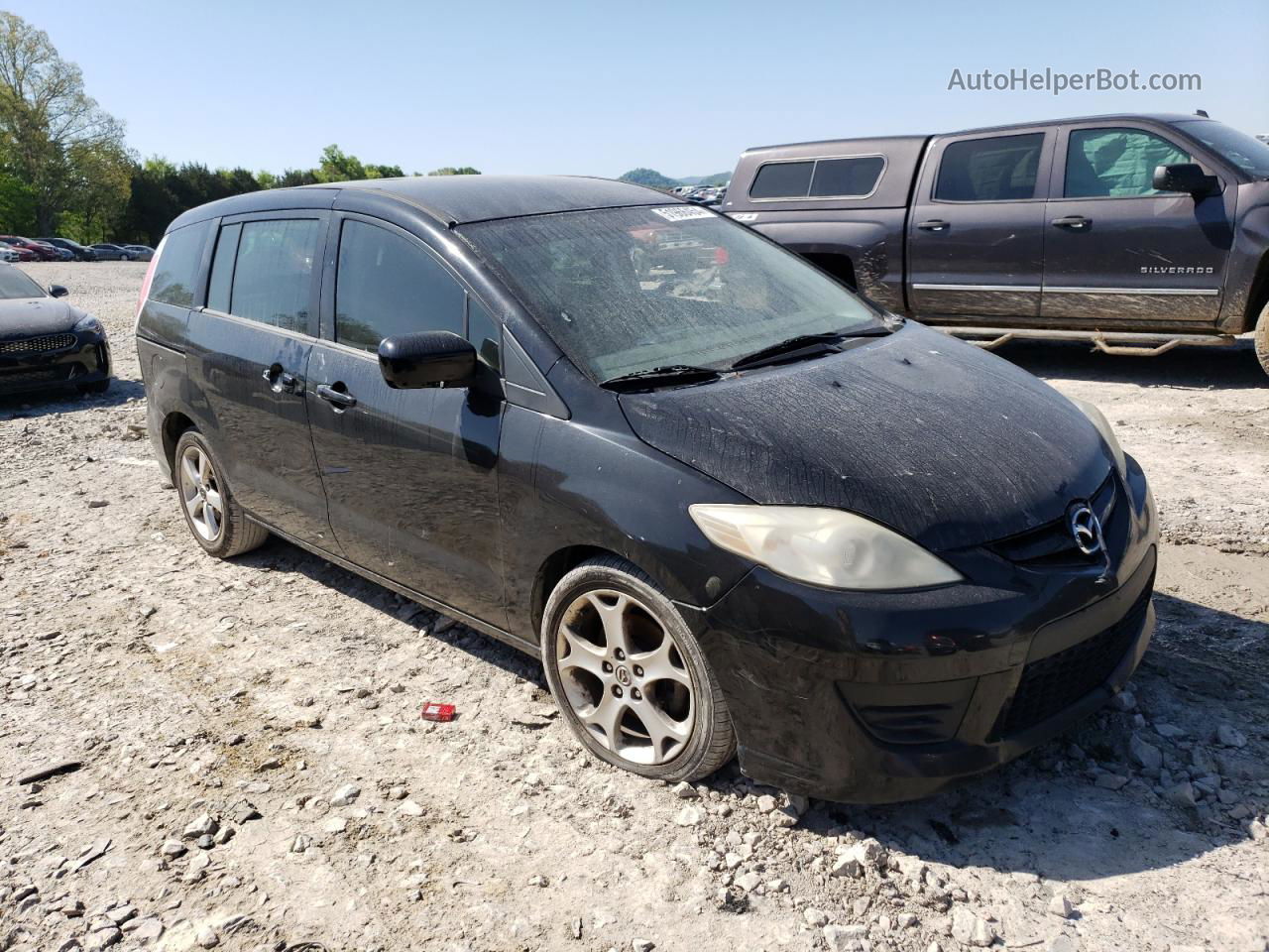 2010 Mazda 5  Черный vin: JM1CR2W37A0375658