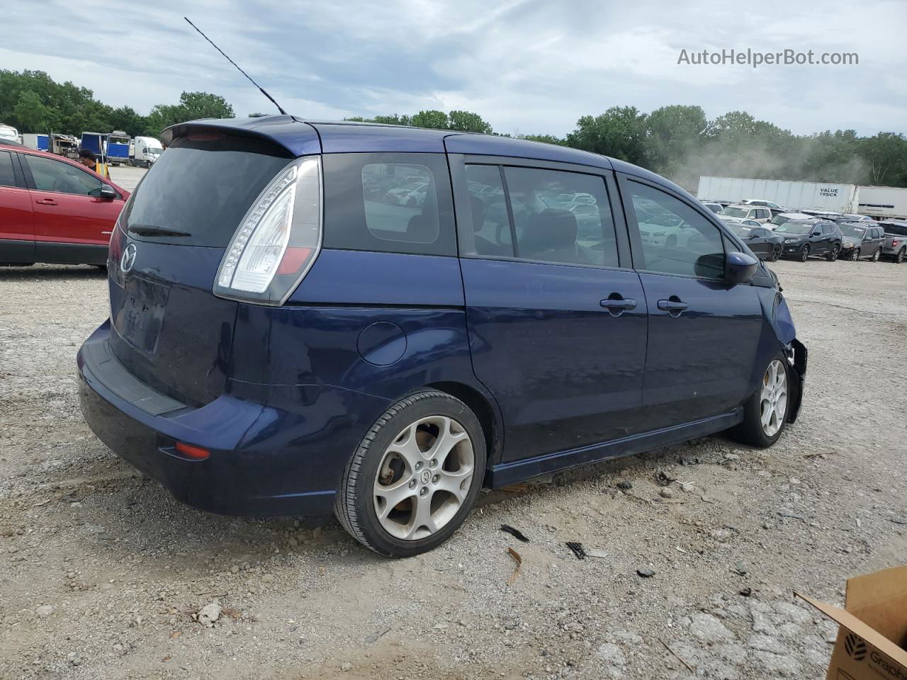 2010 Mazda 5  Blue vin: JM1CR2W38A0365432