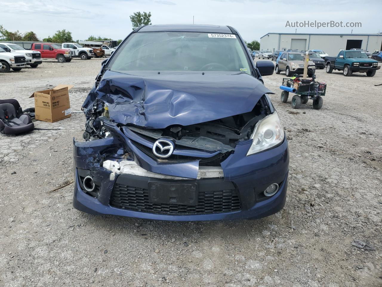 2010 Mazda 5  Blue vin: JM1CR2W38A0365432