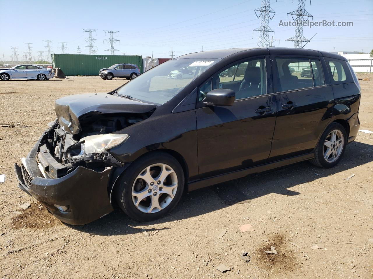 2010 Mazda 5  Black vin: JM1CR2W38A0382697