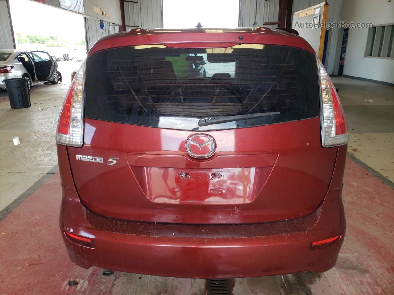 2010 Mazda 5  Красный vin: JM1CR2W38A0384255