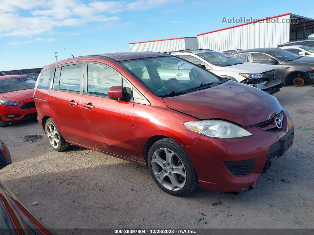 2010 Mazda Mazda5 Sport Красный vin: JM1CR2W38A0384336