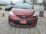 2010 Mazda 5  Burgundy vin: JM1CR2W38A0387608