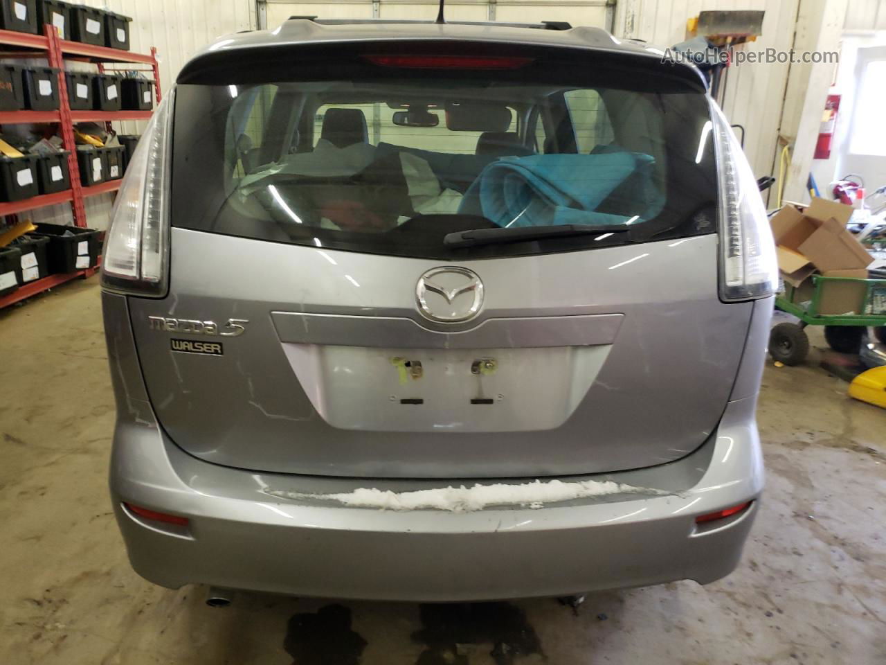 2010 Mazda 5  Silver vin: JM1CR2W38A0388936