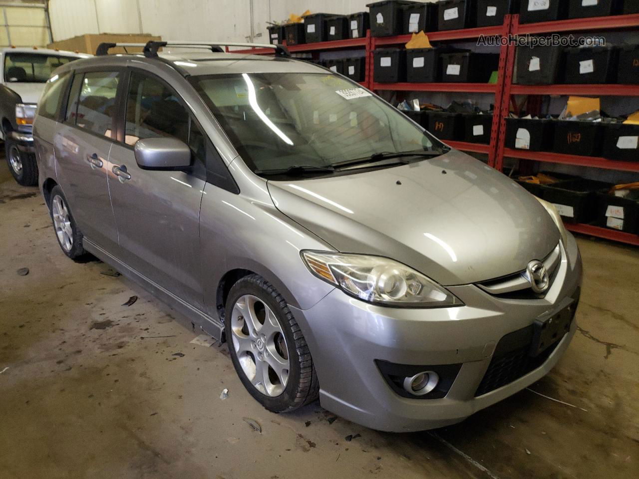 2010 Mazda 5  Silver vin: JM1CR2W38A0388936