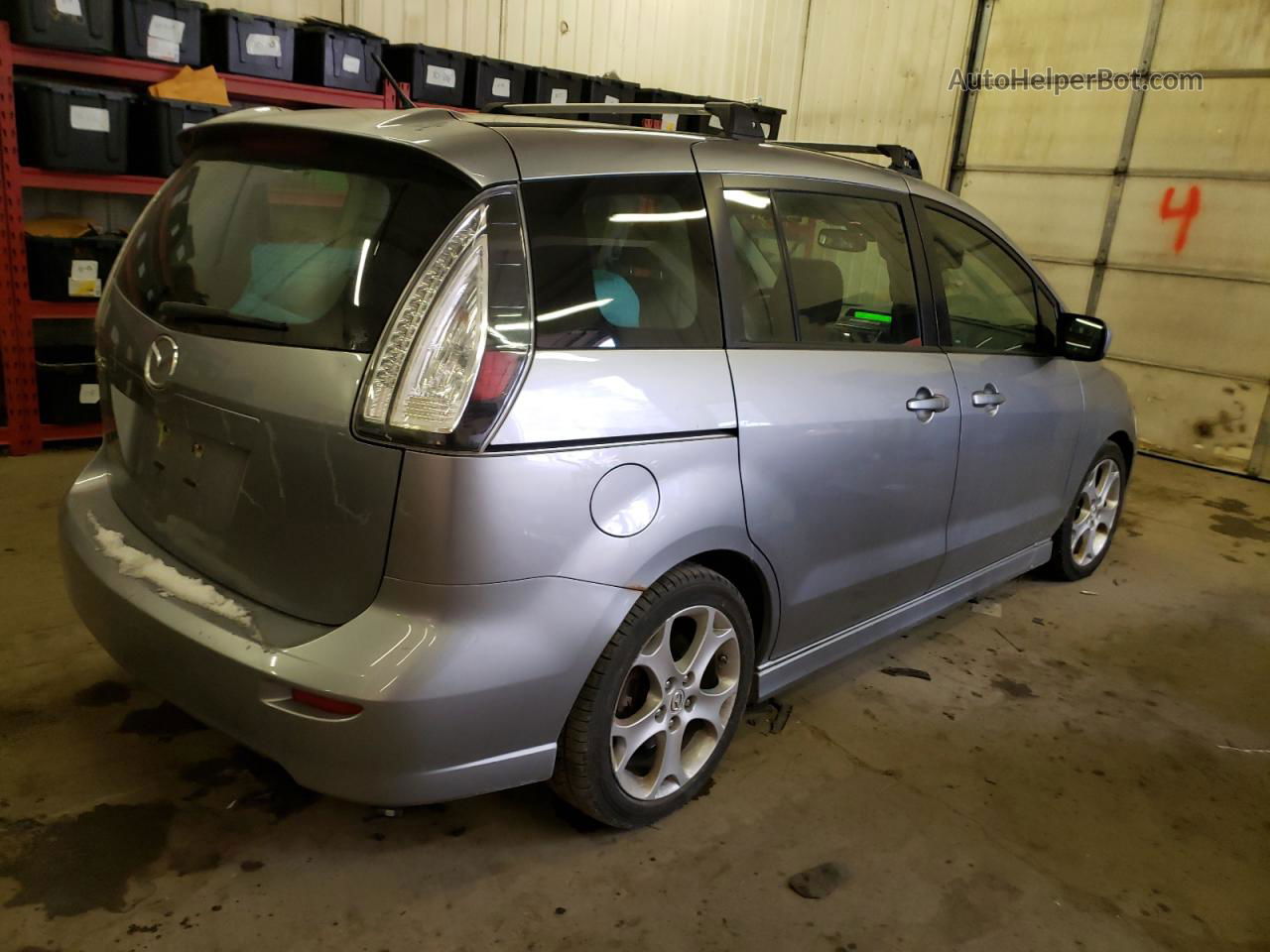 2010 Mazda 5  Silver vin: JM1CR2W38A0388936