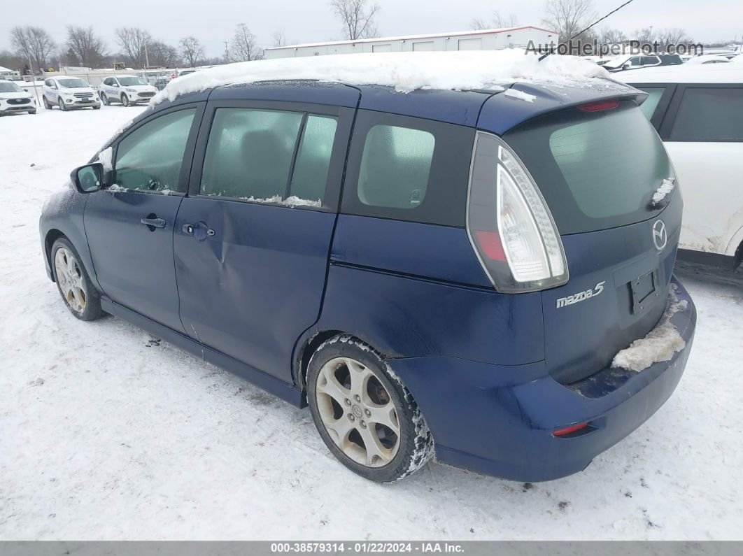 2010 Mazda Mazda5 Grand Touring Blue vin: JM1CR2W39A0361227