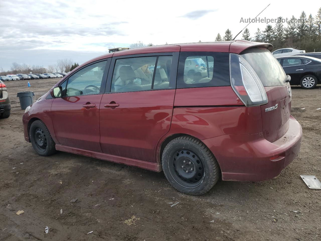 2010 Mazda 5  Burgundy vin: JM1CR2W39A0364337