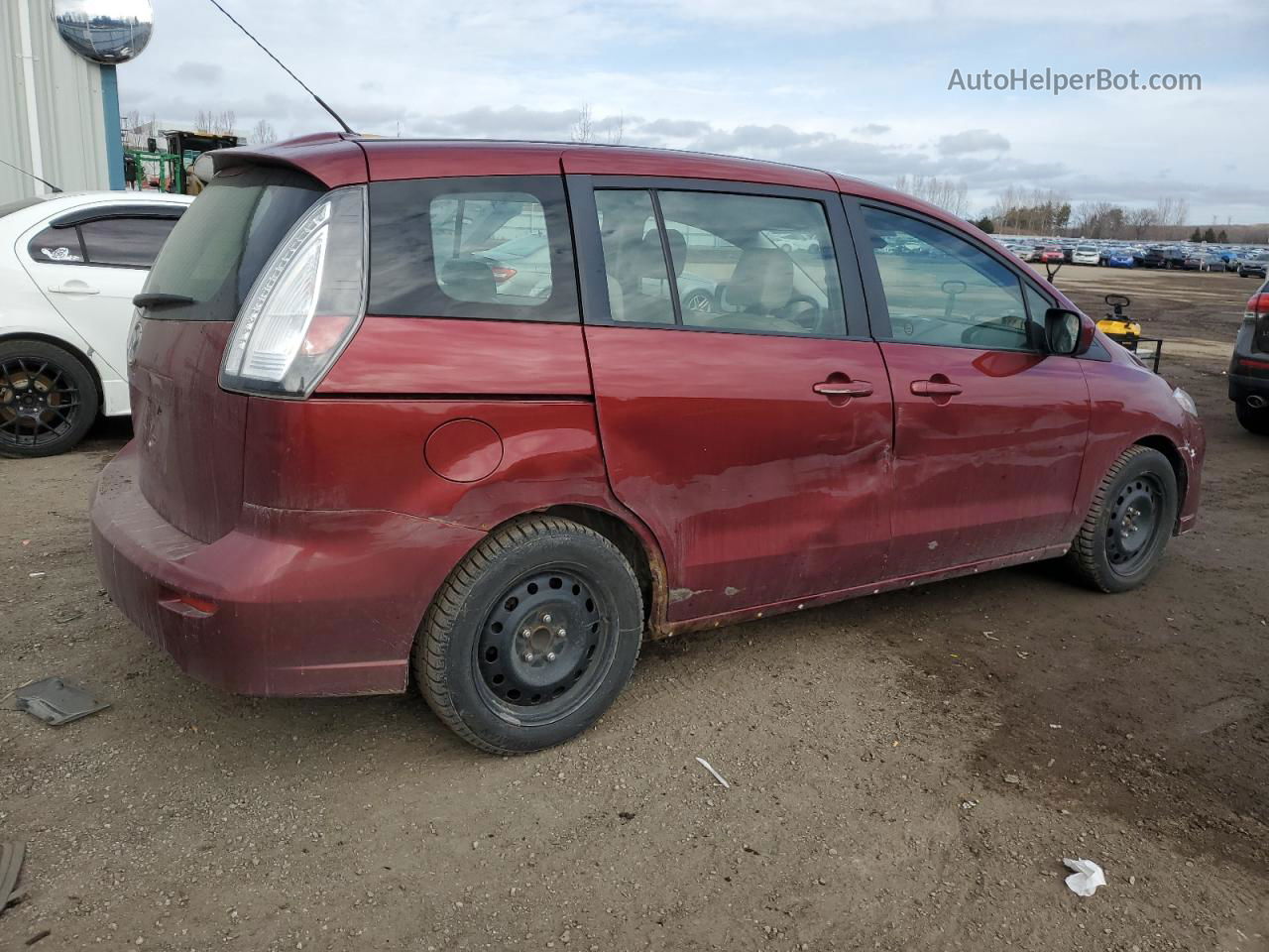 2010 Mazda 5  Burgundy vin: JM1CR2W39A0364337