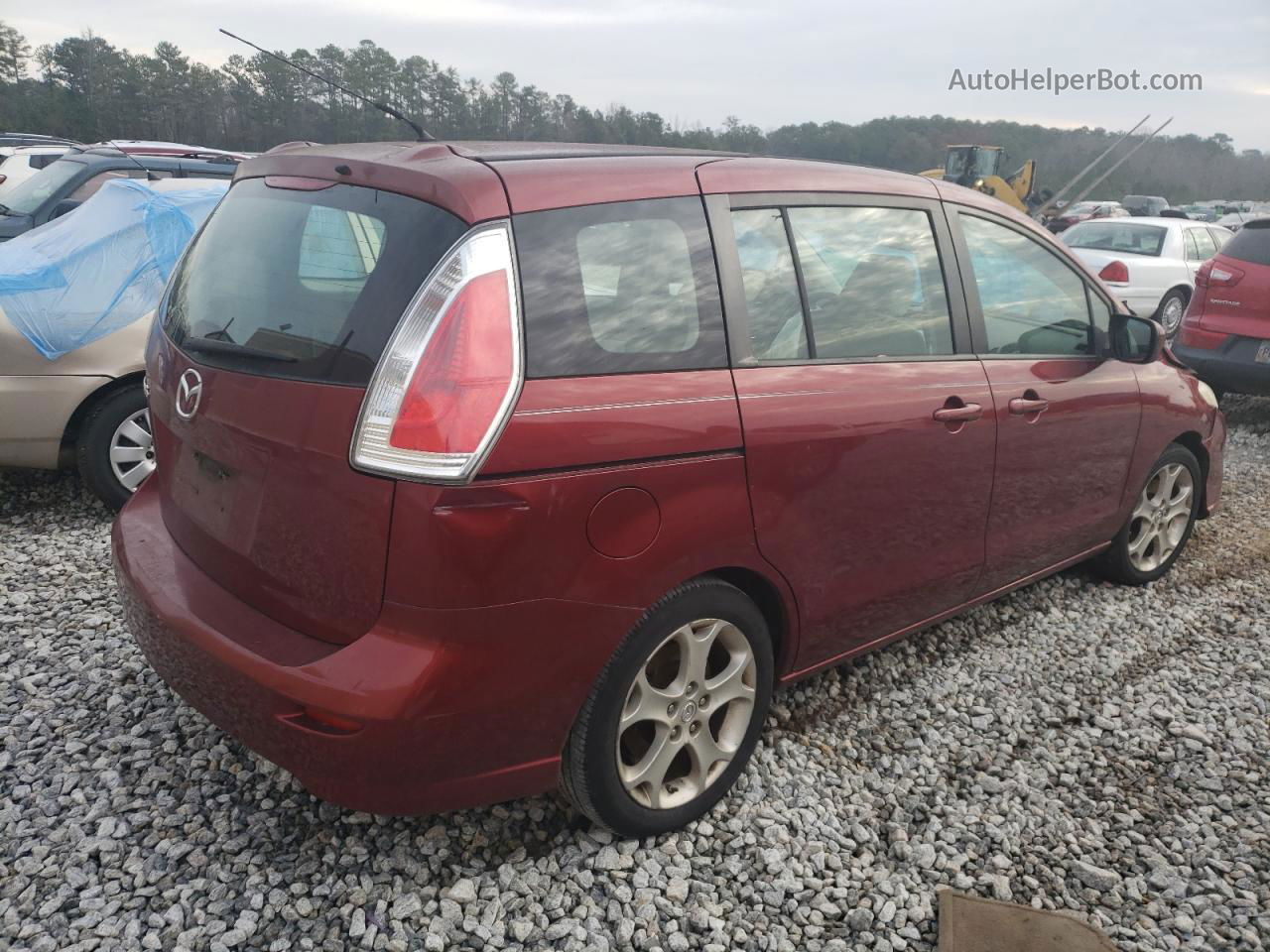 2010 Mazda 5  Burgundy vin: JM1CR2W39A0365276