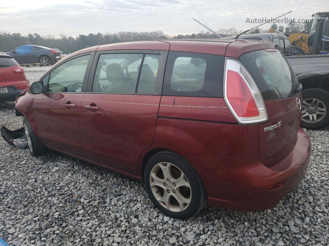 2010 Mazda 5  Burgundy vin: JM1CR2W39A0365276