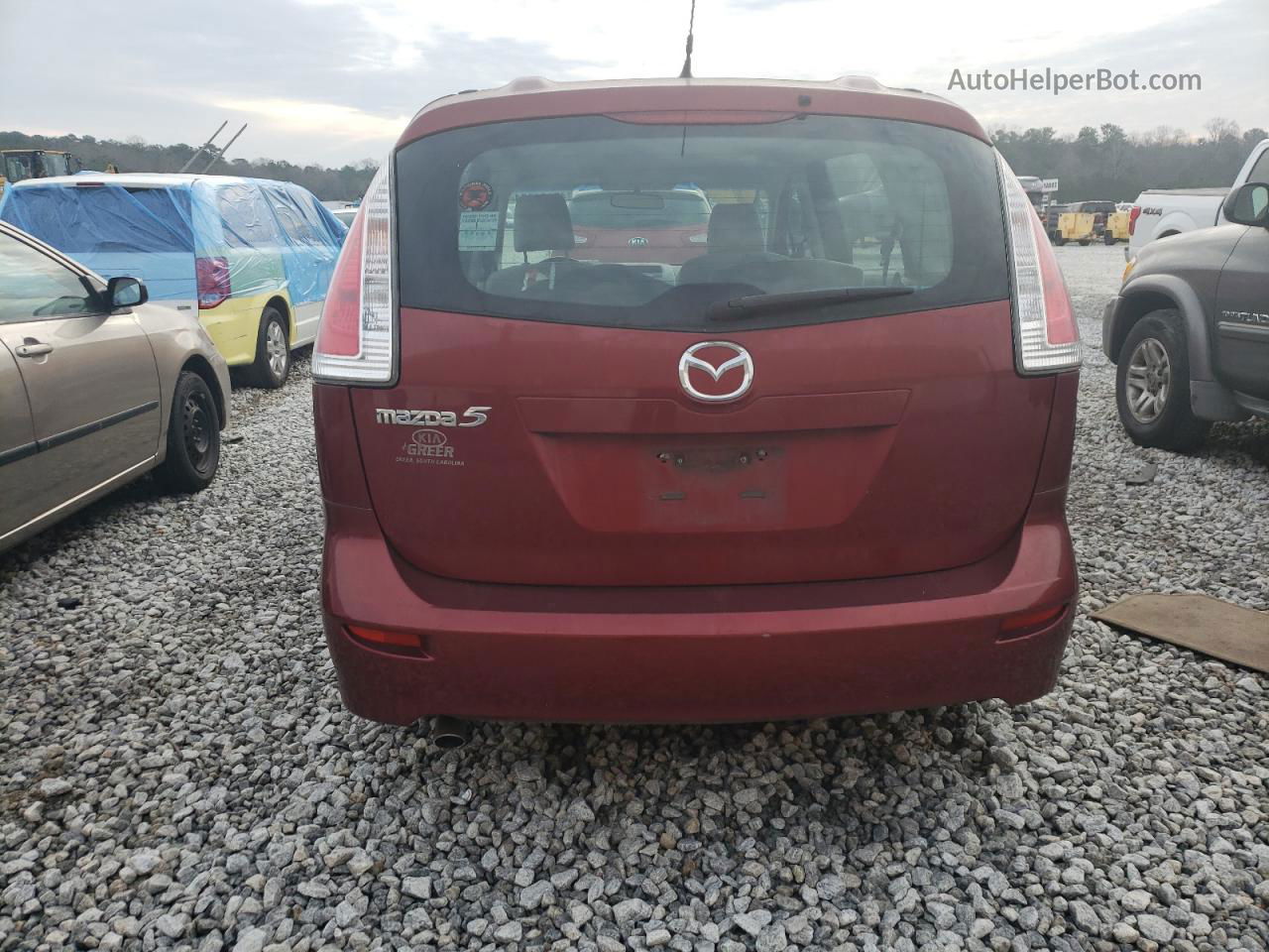 2010 Mazda 5  Бордовый vin: JM1CR2W39A0365276