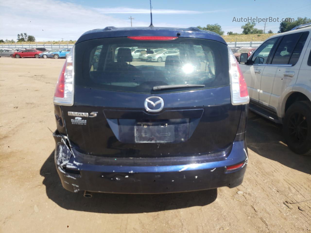 2010 Mazda 5  Blue vin: JM1CR2W39A0381087