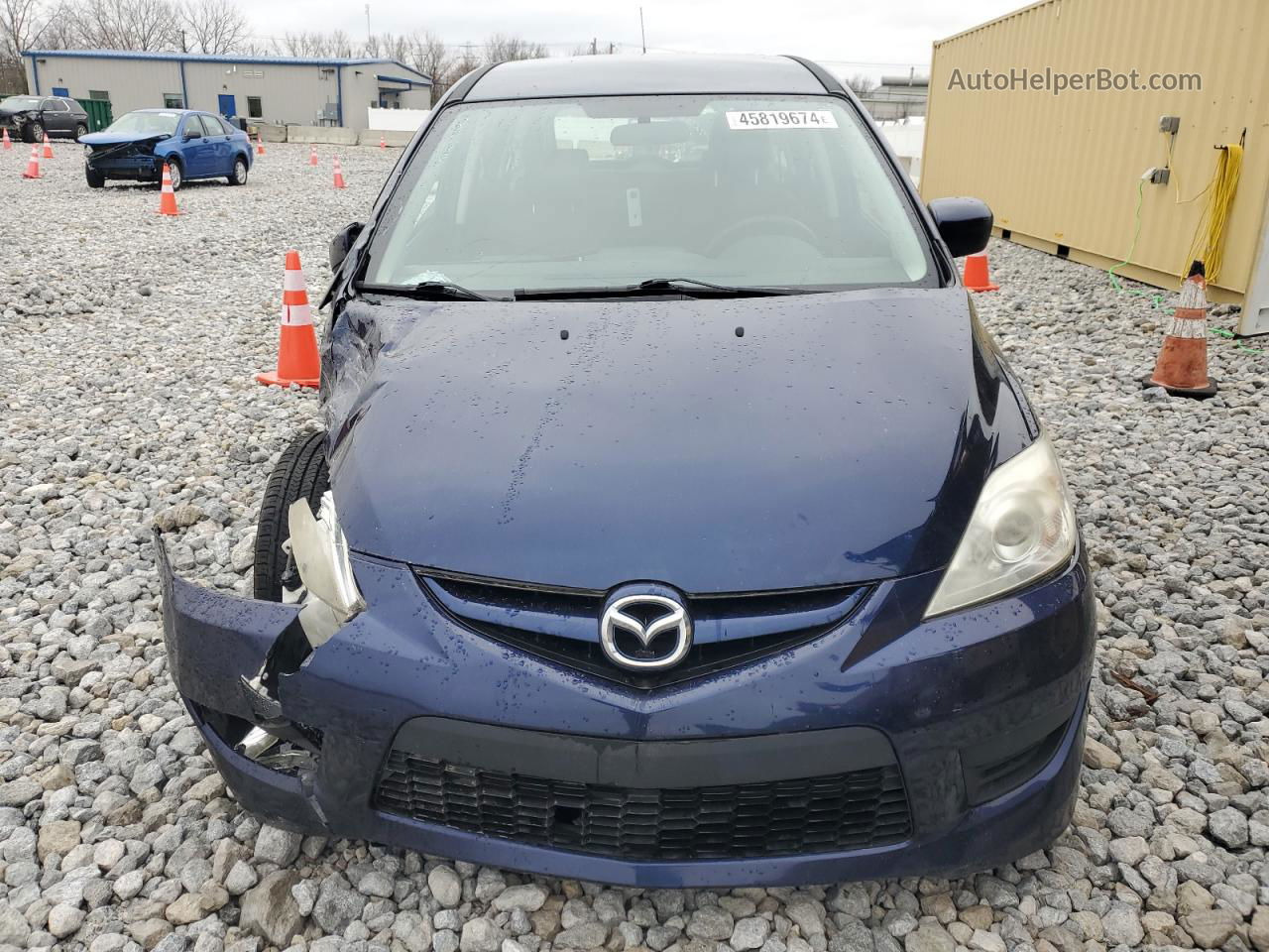 2010 Mazda 5  Blue vin: JM1CR2W39A0384474