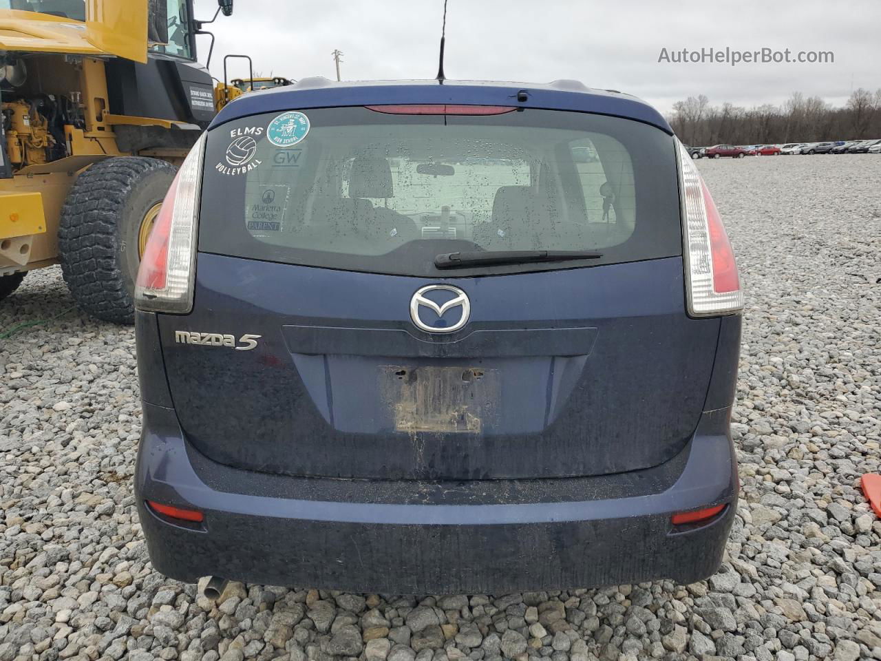 2010 Mazda 5  Blue vin: JM1CR2W39A0384474