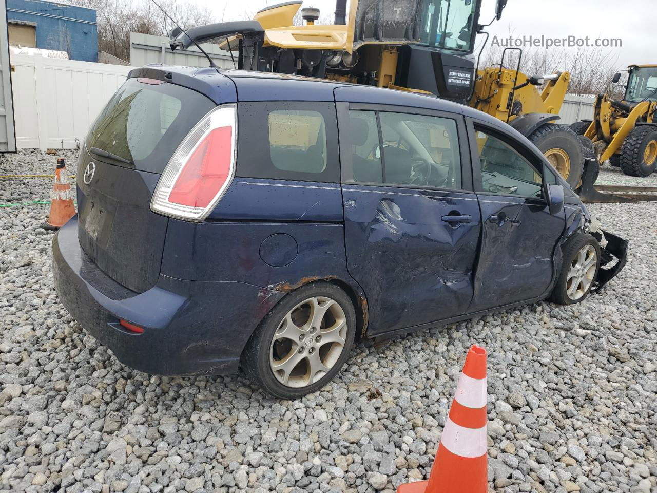 2010 Mazda 5  Blue vin: JM1CR2W39A0384474