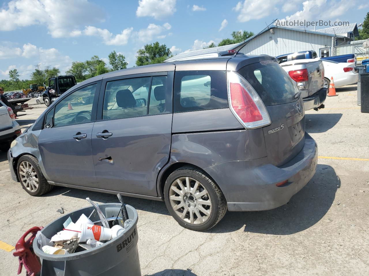 2010 Mazda 5  Gray vin: JM1CR2W39A0389027