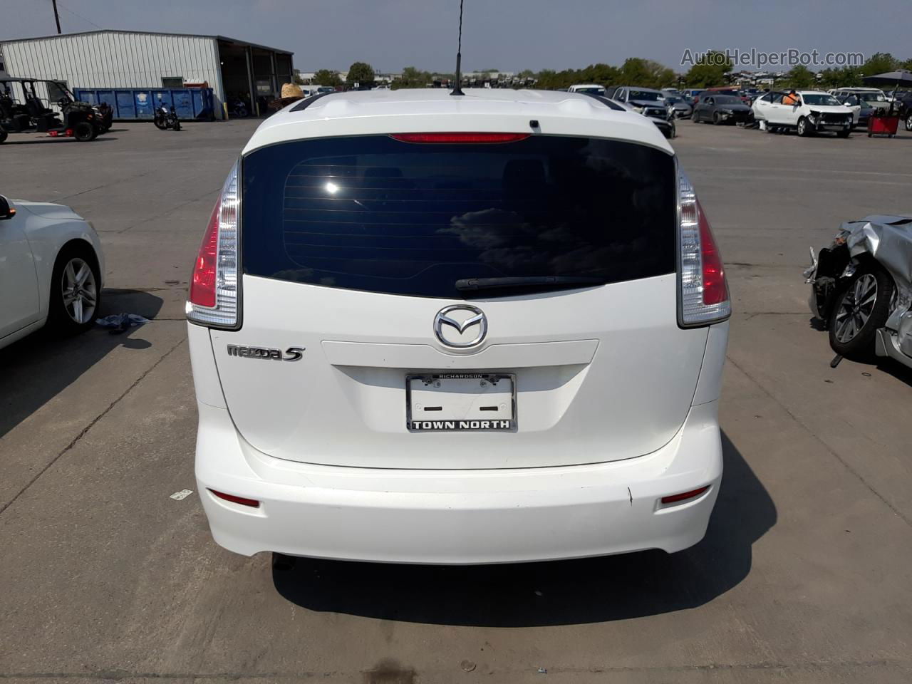 2010 Mazda 5  White vin: JM1CR2W3XA0360460