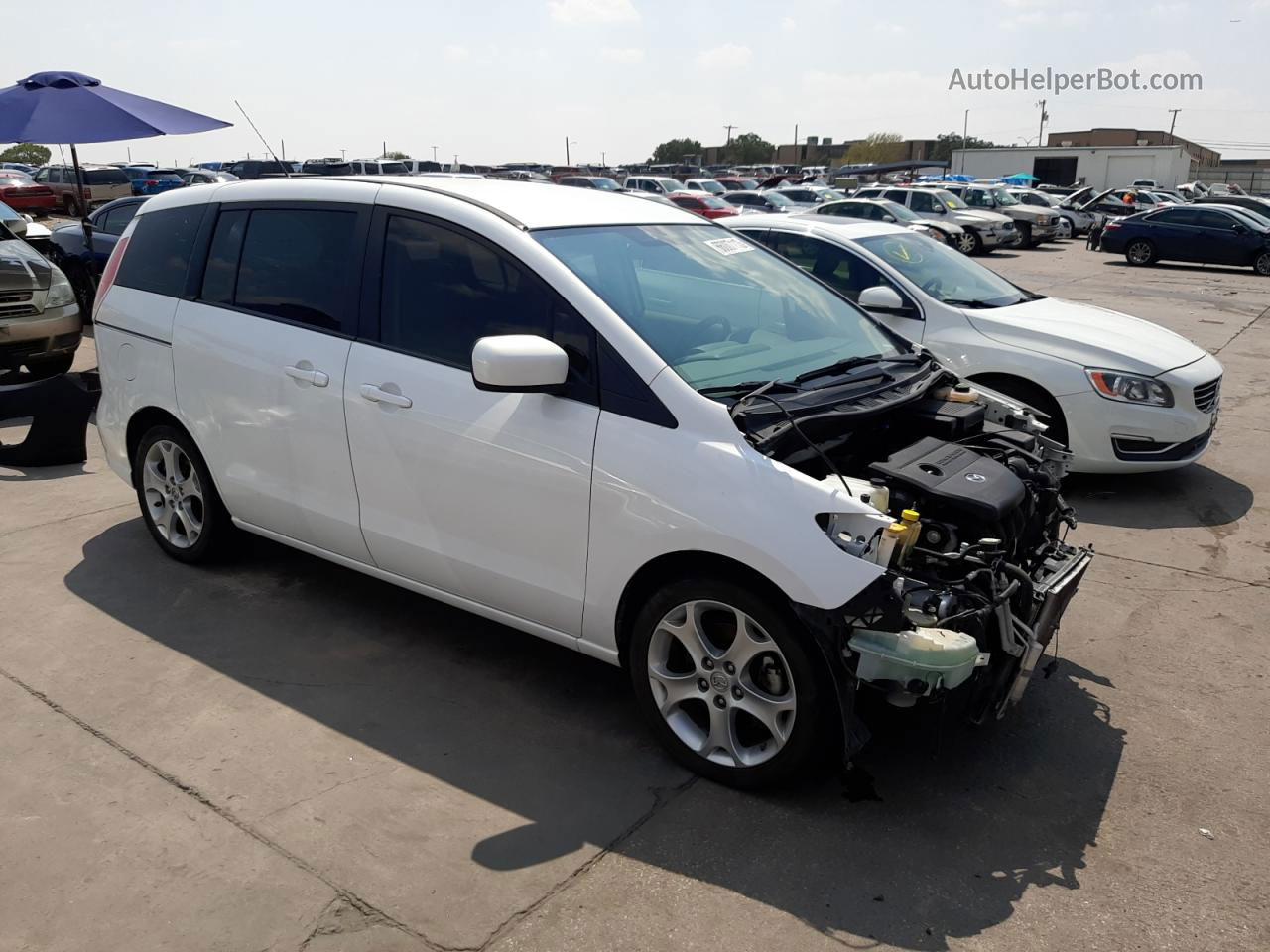 2010 Mazda 5  White vin: JM1CR2W3XA0360460