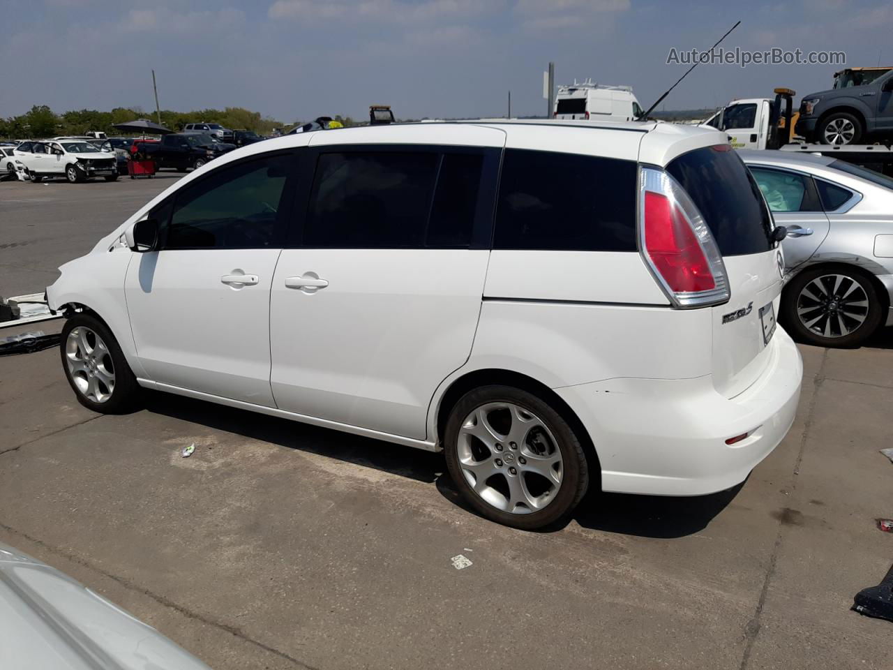 2010 Mazda 5  White vin: JM1CR2W3XA0360460