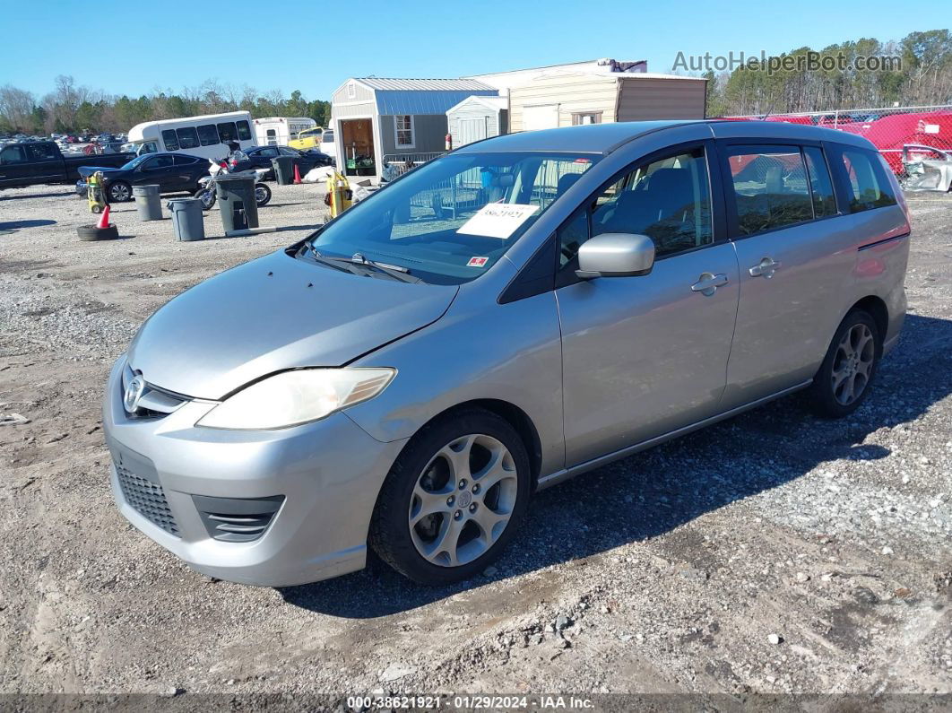 2010 Mazda Mazda5 Sport Silver vin: JM1CR2W3XA0375945