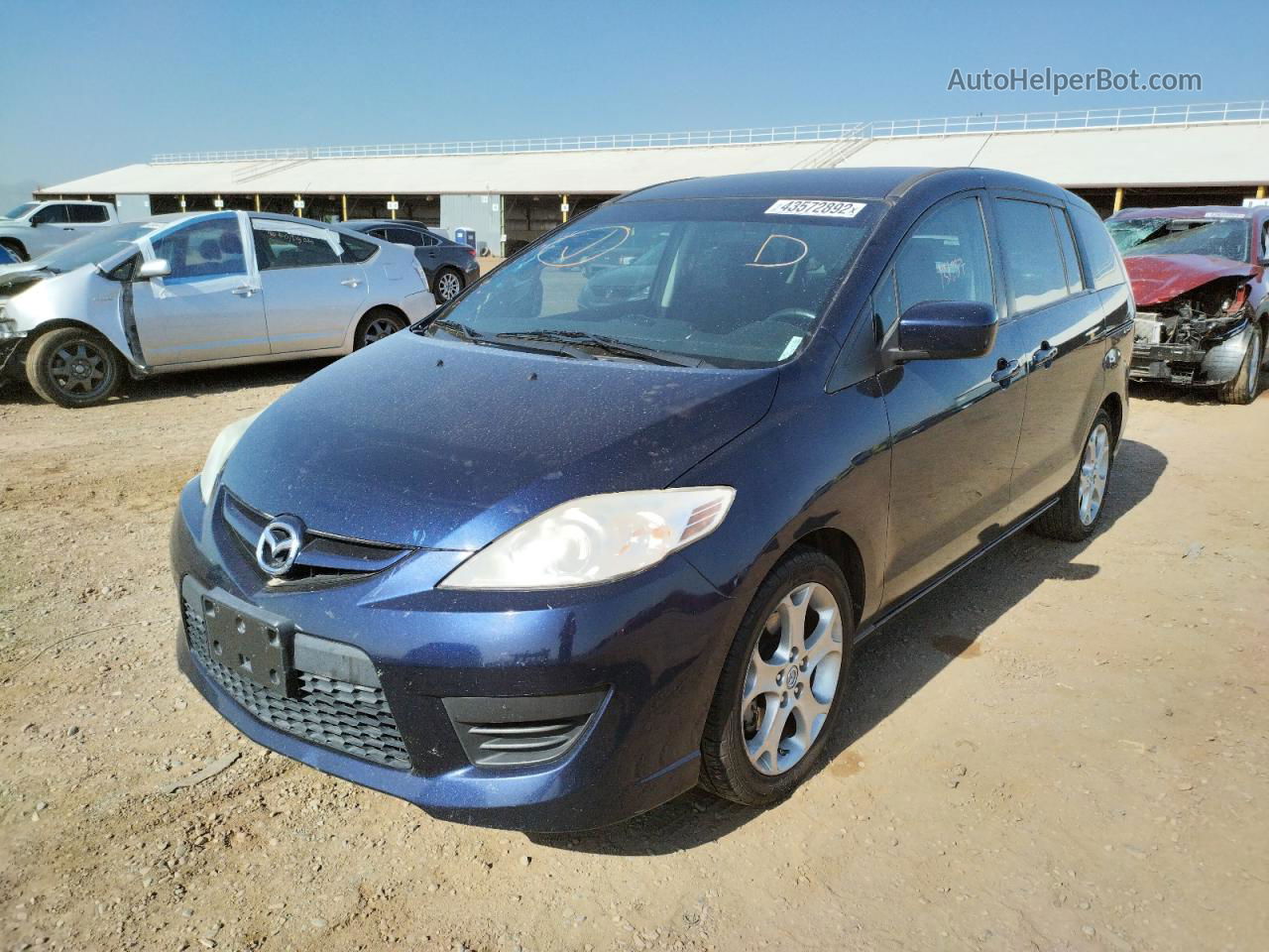 2010 Mazda 5  Синий vin: JM1CR2W3XA0381261