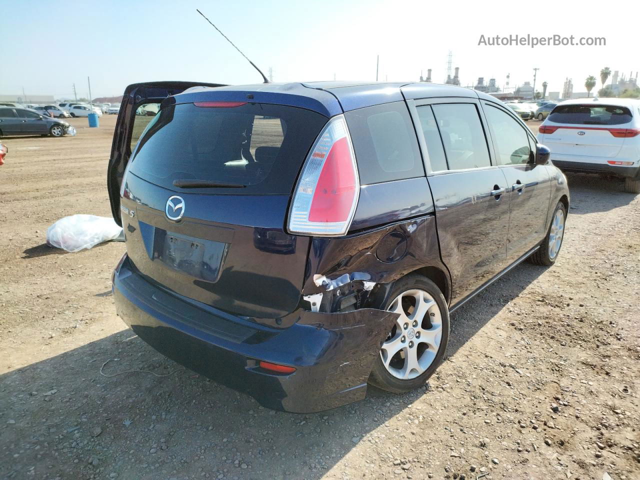 2010 Mazda 5  Blue vin: JM1CR2W3XA0381261