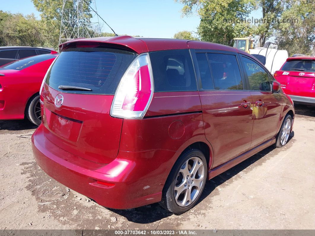 2010 Mazda Mazda5 Sport Maroon vin: JM1CR2W3XA0387013