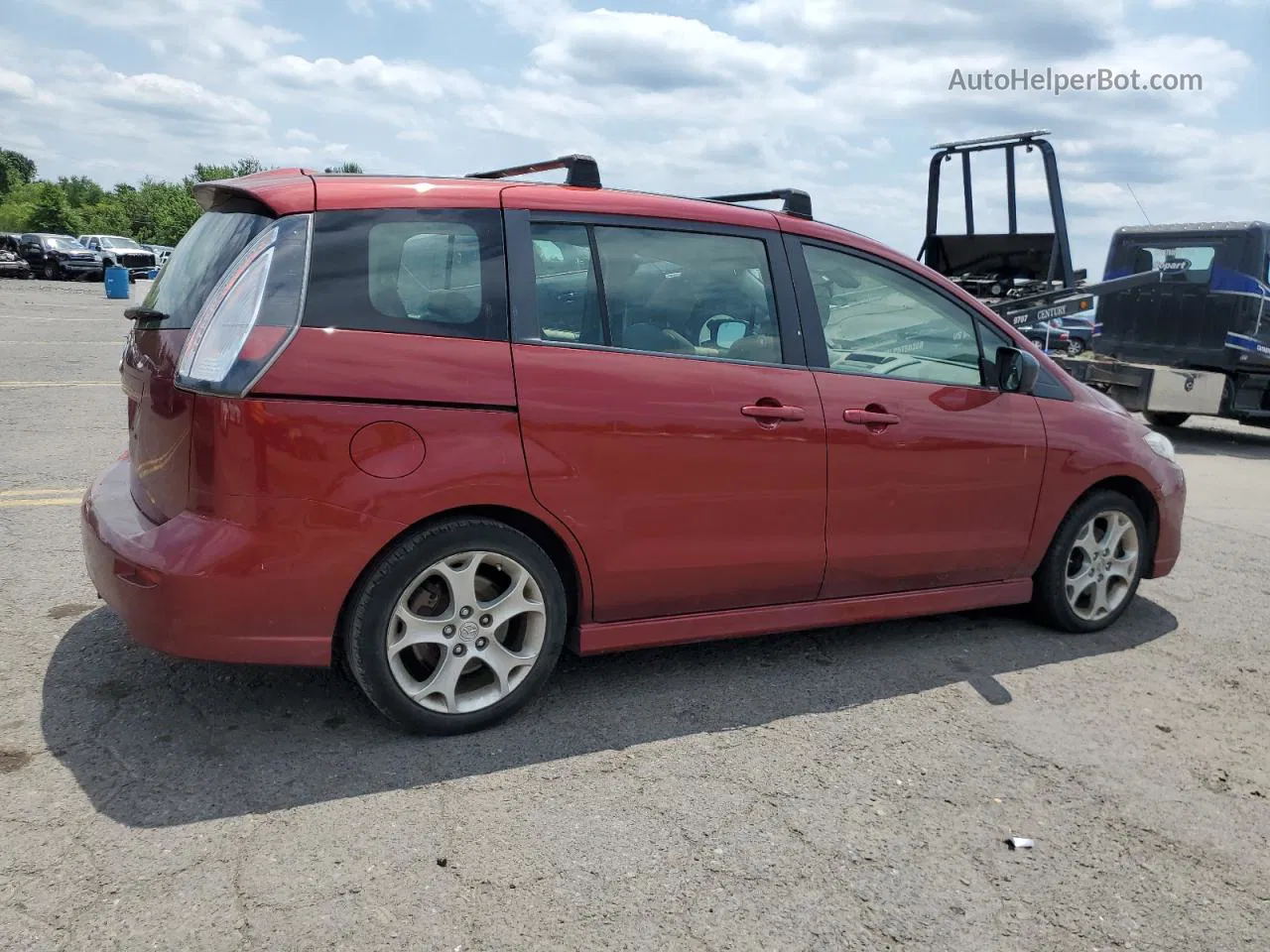 2010 Mazda 5  Burgundy vin: JM1CR2WL0A0376327