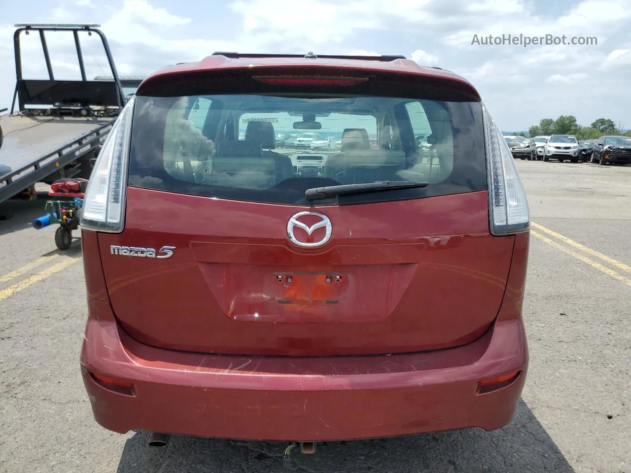 2010 Mazda 5  Burgundy vin: JM1CR2WL0A0376327