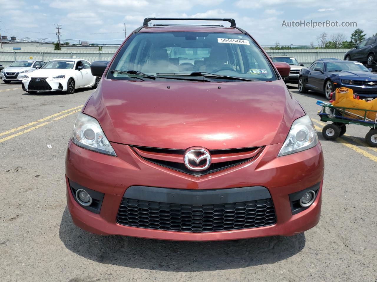 2010 Mazda 5  Burgundy vin: JM1CR2WL0A0376327