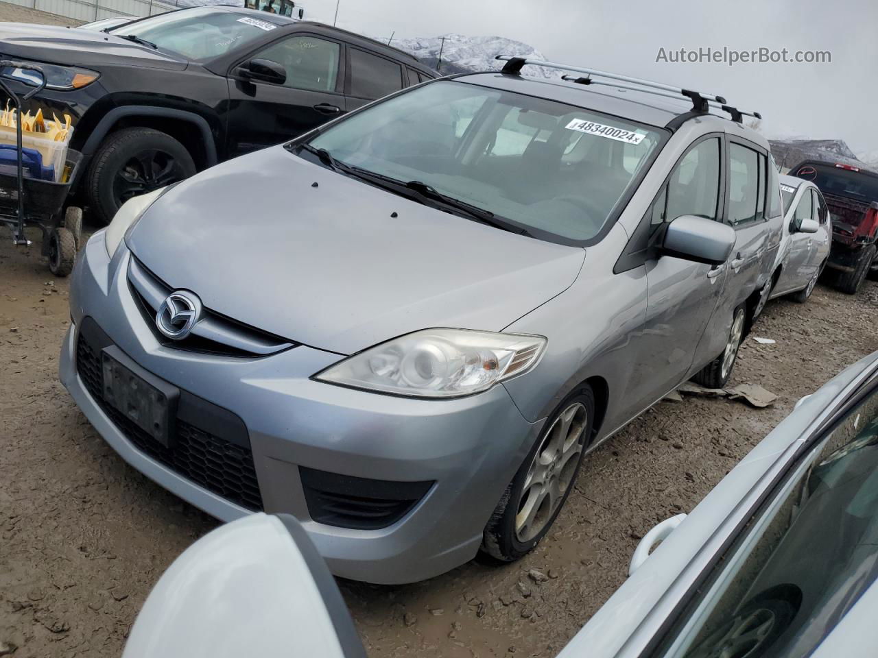 2010 Mazda 5  Silver vin: JM1CR2WL1A0369239