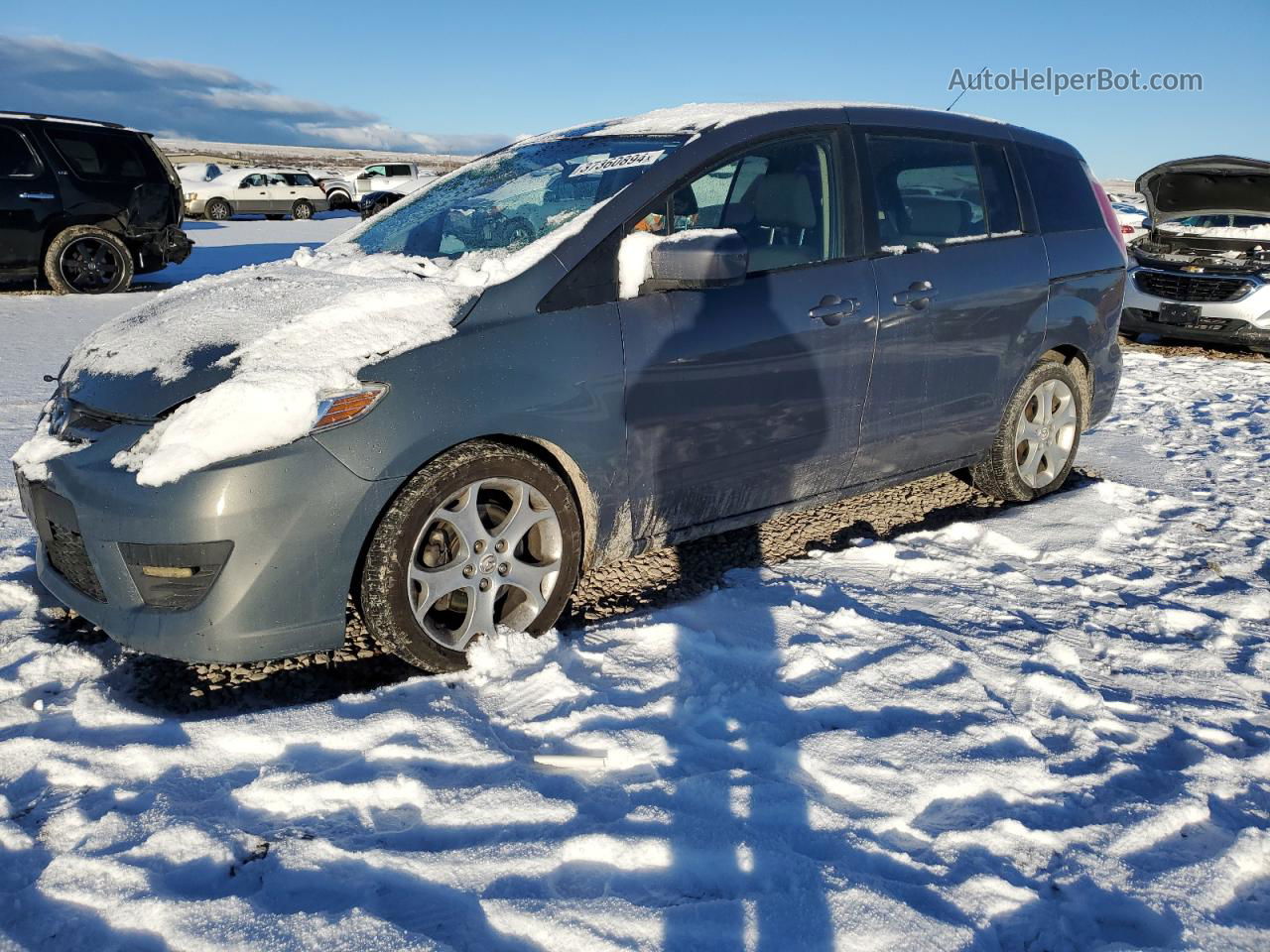 2010 Mazda 5  Charcoal vin: JM1CR2WL3A0366911